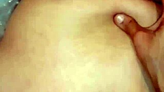 The naughty young girl orgasms in motel and begs for rough doggystyle