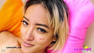 Gorgeous Asian Model Poses In Photoshoot, Showing Her Sexy Body During Casting