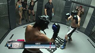 Sophie Dee Dominates Battle Bang Ring with Anal Fingering and Gaping