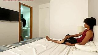 Hey, watch this huge dick Brazilian teen bang his step cousin!