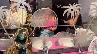 Brazilian Bar with Panties Hanging from Ceiling!