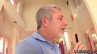 18 Year Old Amateur Gets Intimate With Step Dad