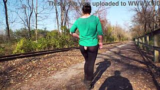 Staged Leggings Rip - Public Flashing Prank!