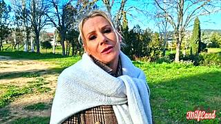 Victoria Cougar with Big Boobs Explores Wild Fantasies in Lingerie Part 1