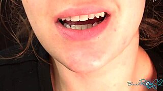 Whispered Dirty Talk from Brunette Housewife in Glasses for POV Fun