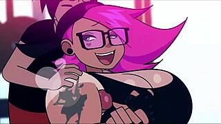 PRINCESS ETHEL GETS BIG TITS SUCKED IN GYM