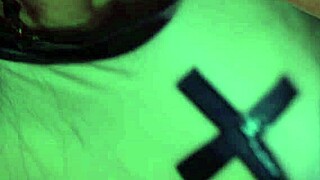 girl in roleplay with strapon and assplay