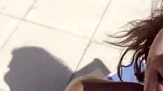 we relax by the pool together