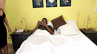 psychiatry student examines well-endowed patient with tan lines and big tits in suggestive session with moaning and dirty talk