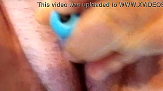 Does Britt's Tight Pussy Vibrate with Toys?