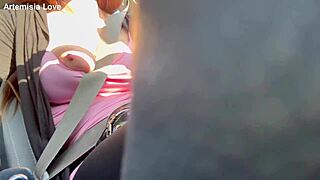 I Flashed My Big Boobs on Italian Car Ride with Artemisia Love