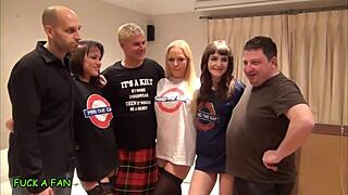 Tubbs, Adreena, And Lucy In Group Lick Tease