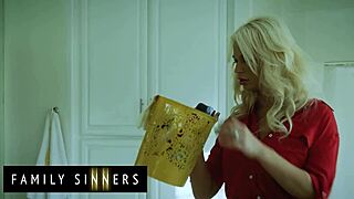 Family Sinners - Blonde Milf Spices Up Marriage With Stepson