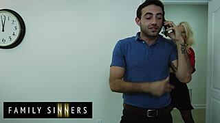 Family Sinners - Blonde Milf Spices Up Marriage With Stepson