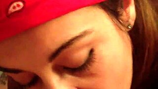 Red Milf Excels At Cocksucking