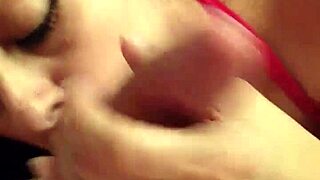 Red Milf Excels At Cocksucking