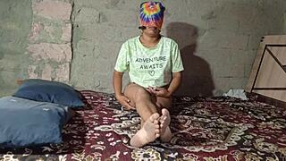 Hot Indian Desi Step-Brother and Sister-in-Law in Wild Bathroom Sex