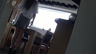 mrs scarlet in kitchen voyeur