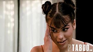 Dee Williams Emotionally Teaches Stepson Tyler and Lilith Anal Virginity-Saving Threesome