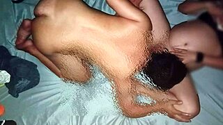 Asian Pinay Chubby Mom Has Sex with Roommate in Dorm