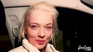 French Blonde Oletsha Loves Cock in Sexy Lingerie