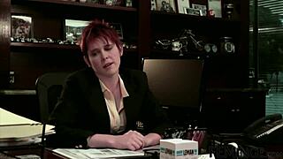 horny lesbian says 'fuck me with that strap-on now!'