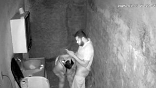 Hidden Camera Catches Stepmom Fucking Stepson With Big Natural Tits