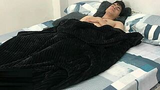 Stepmother Pretends Illness to Fuck Stepsister's Tight Pussy Hard