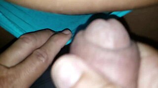 Cumshot in Wife's Panties - Karina and Lucas?