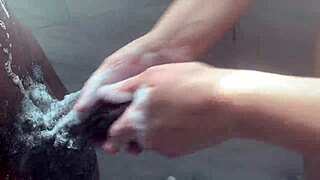 Horny College White Girl Worships Huge BBC with Intense Handjob and Anal