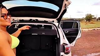 Stepmom Caught Me with Car, Delivered Wild Anal Surprise