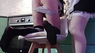 Milf Fucks Dating Guy In Maid Costume