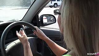 Big Tits Blonde Cougar Jacky Joy Seduces Young Guy for Cheating Fuck