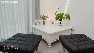 alice maze and victoria dias fist each other's asses before group anal fun