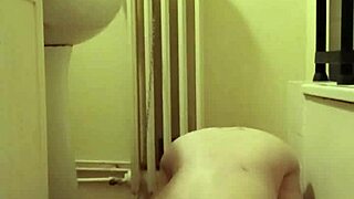 the housewife slave experiences double penetration with dildos reaching intense orgasm