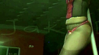 Watch these horny girls share a big black cock?