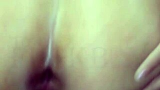 Neighbor milf makes ass blender creampie