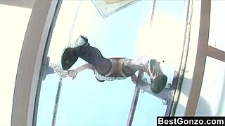 Blonde Cop Gets Sodomized and Facialized in Wild Outdoor Action. What a Twist!