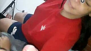 Pregnant Colombian MILF TURNS Pornstar in INTERRACIAL Casting GAME