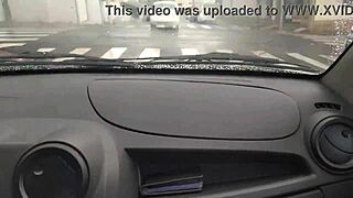 Neighbor's Wife Pays Uber Driver with Delicious Blowjob in Car