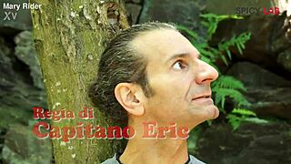 Redhead Milf Blows Shameless Bastard Outdoors, Gets Facial Cumshot on Big Tits