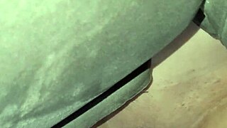 Eating wife's chubby friend from behind