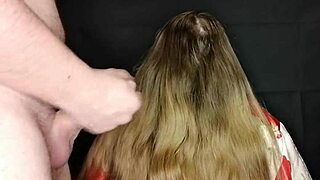 Story of cum on stepmom's long hair