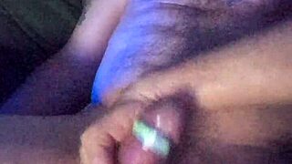 Gazzadomm, a mature european amateur, wanks with dirty talk in homemade exhibitionist close-up.