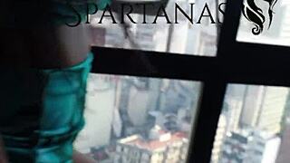 I mistook my husband in the bath for someone else with my tan lines showing!