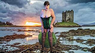 granny carmen rolls in heather for missionary creampie