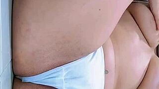 COLOMBIAN MILF FUCKS HER SMALL TIGHT MILKY PUSSY HARD