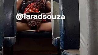 I’m hooked on Indian crossdresser Lara Dsouza’s sexy bus video!