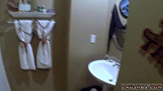 Step Mom and Daughter Nearly Caught by Dad