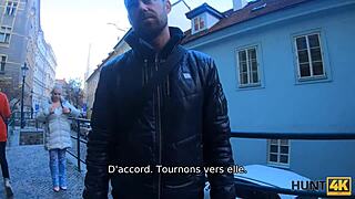 Damn! Cuck Watches Rich Hunter Bang His Luxurious Girlfriend for Cash!